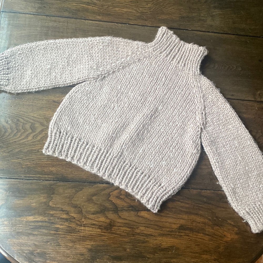 Handmade chunky sweater